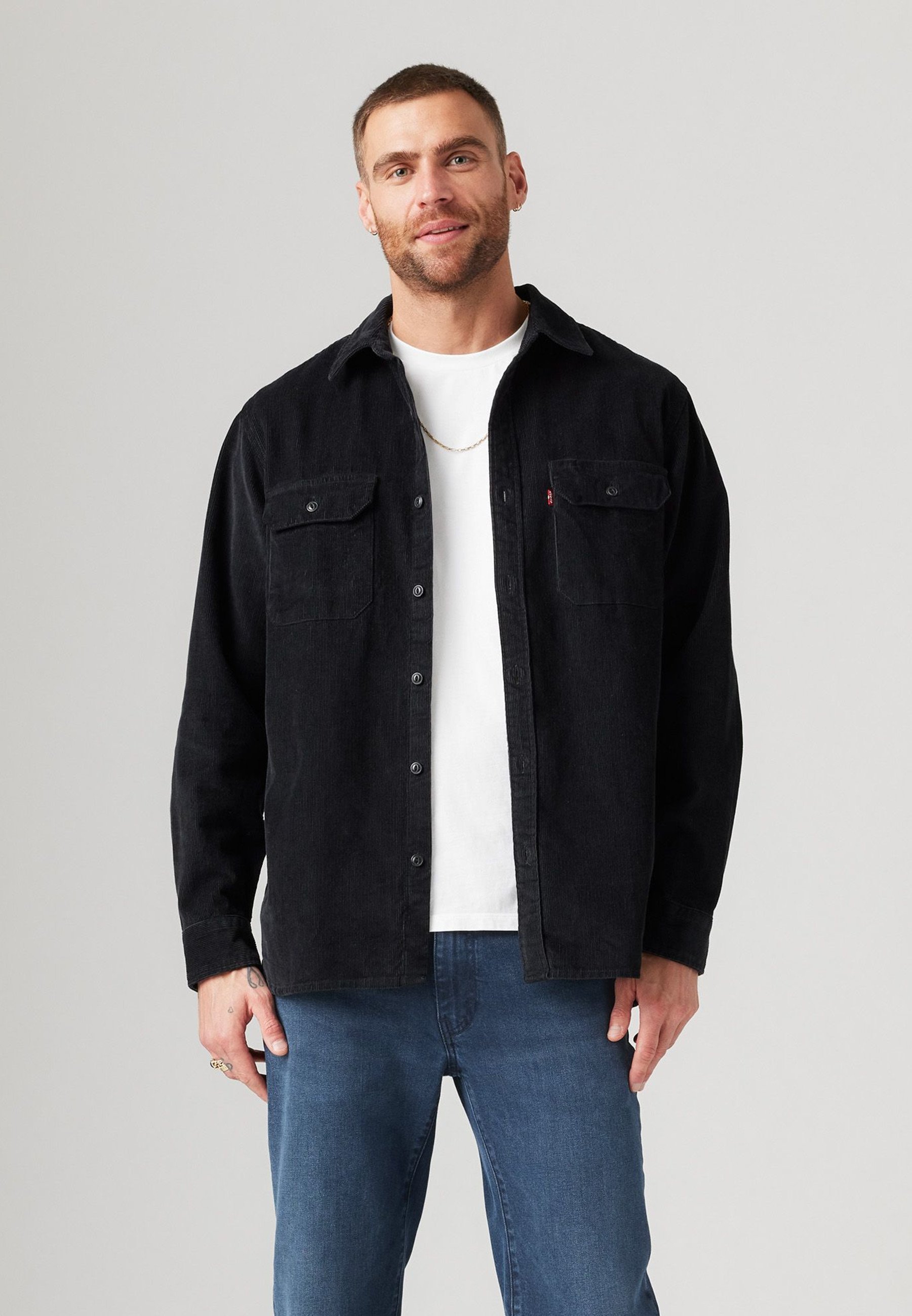 Levi's® JACKSON WORKER - Overhemd - jet black/zwart - Zalando.nl