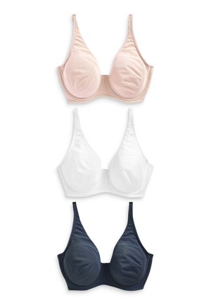 Next 3 PACK - Sutien cu armătură - blue/white/beige