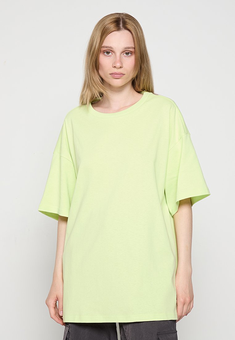 Converse T-shirt basic lichtgeel