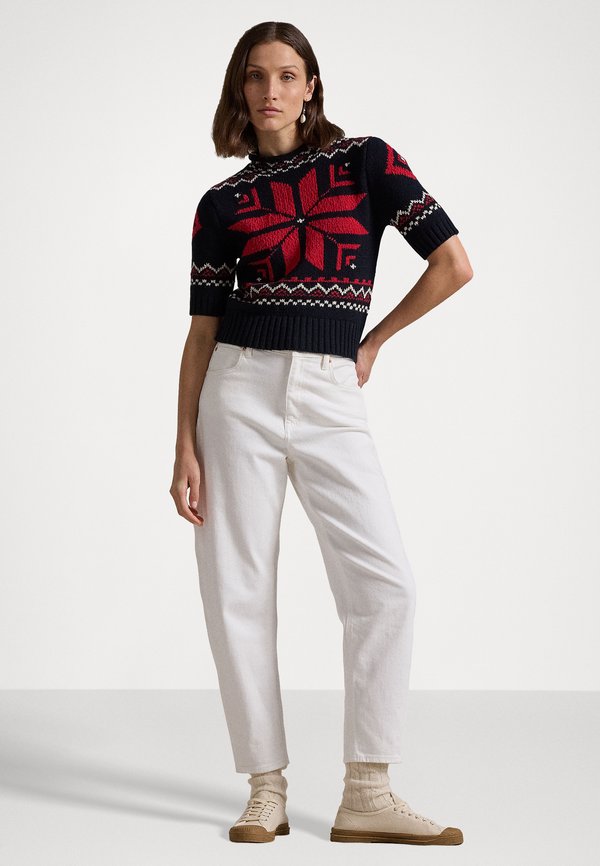 SNOWFLAKE-MOTIF WOOL-BLEND - Print T-shirt3