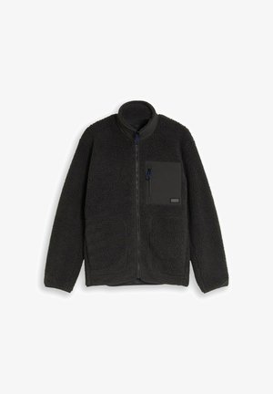 TOM TAILOR DENIM, TOM TAILOR DENIM JACKEN RELAXED FIT TEDDY JACKE - Fleecejas - coal mine grey