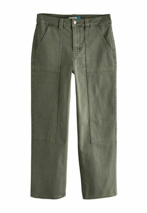 ANKLE STRAIGHT  - Džínsy s rovným strihom - khaki green