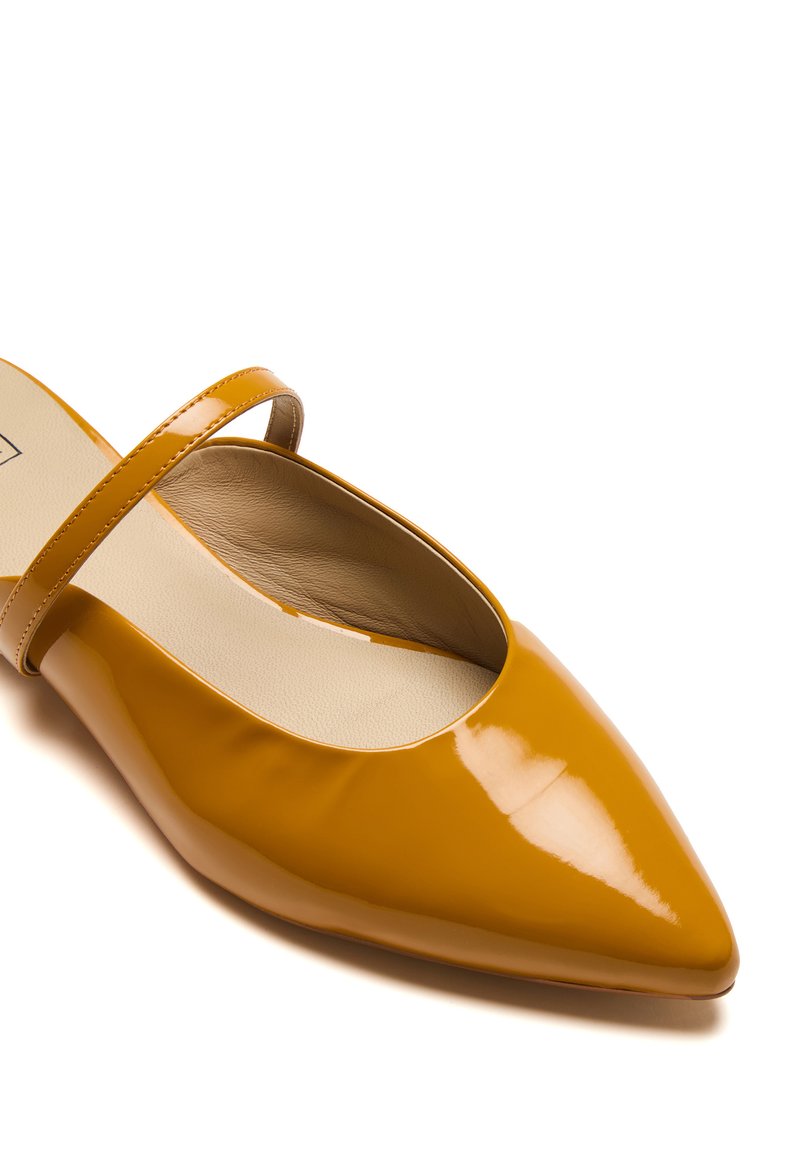 Ballet Flats Yellow Flat Shoes Uk Stefanel Slingback Ballet Pumps