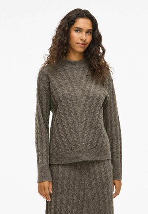 VIRELLI STEHKRAGEN - Maglione - light brown