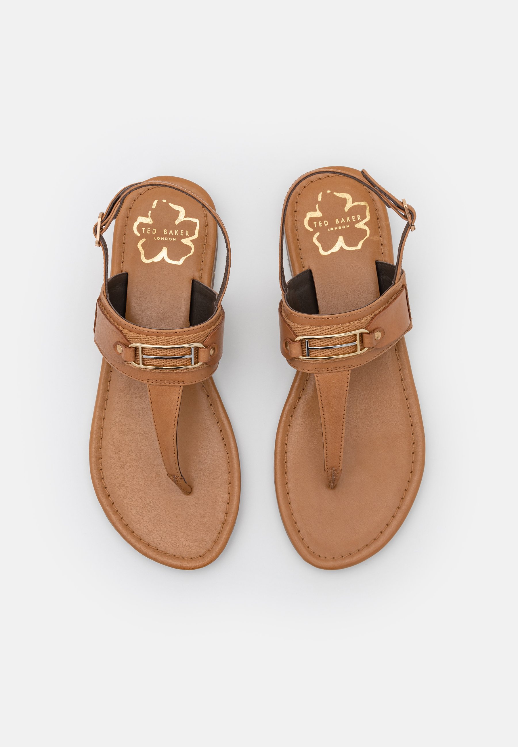 Ted Baker JAZMIAH - T-bar sandals - tan 