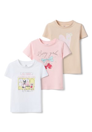 OVS, 3-PACK 
 - T-shirt print - multicolour