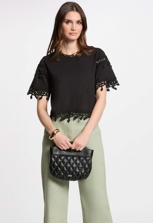 Morgan SHORT SLEEVED - Camiseta estampada - noir