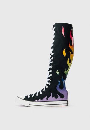 CHUCK TAYLOR ALL STAR - High-top trainers - black/chaos fushia