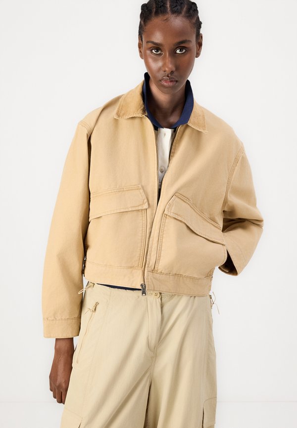 STRAFFORD WASHED LEAF - Summer jacket - light wheat2