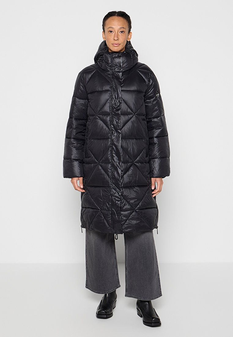 Replay Wintermantel zwart