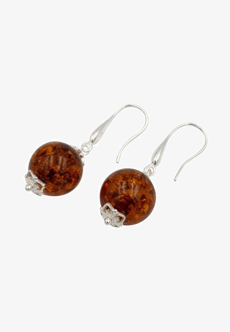 HEBE JEWELS BERNSTEIN - Boucles d'oreilles - cognac
