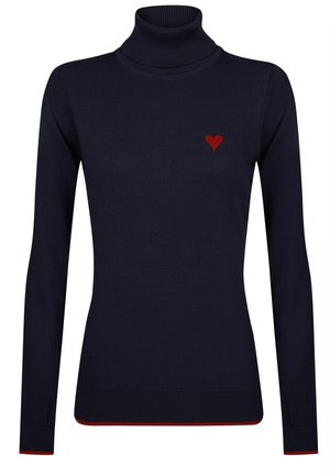 TURTLENECK - Stickad tröja - dark blue
