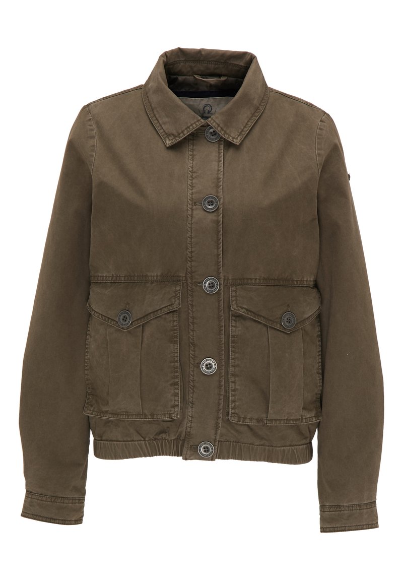 dreimaster Lichte jas olijfgroen