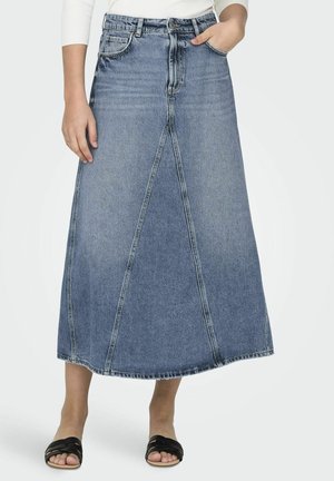 Jupe trapèze - blue denim