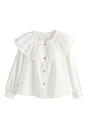 Next REGULAR FIT - RUFFLE COLLAR - Blůza - white