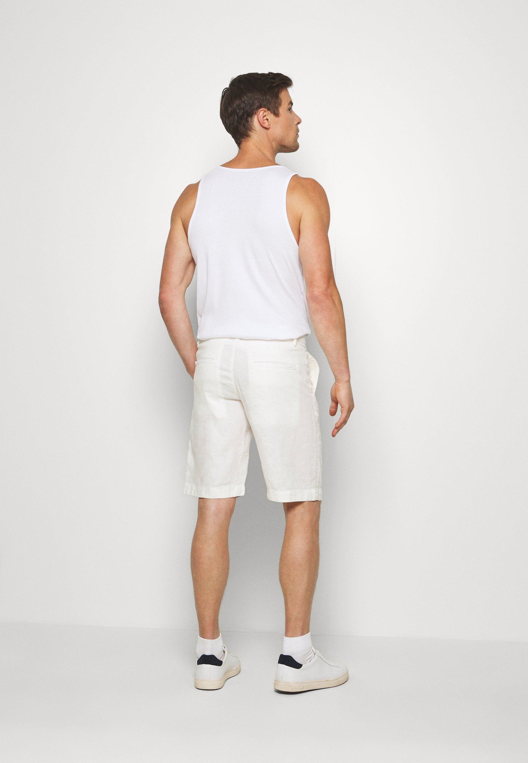 Benetton BERMUDA LINO - Shorts - white/wit - Zalando.nl