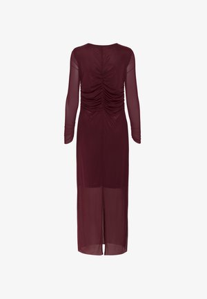 Kaffe, KACHAI DRAPED MESH - Maxi šaty - windsor wine