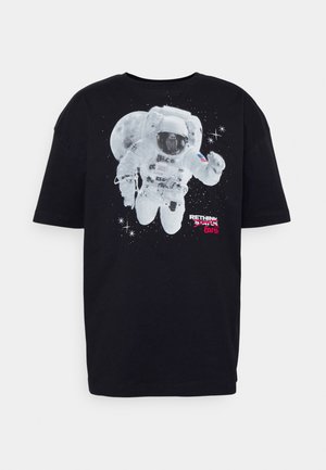 OVERSIZE ASTRO UNISEX - Camiseta estampada - black