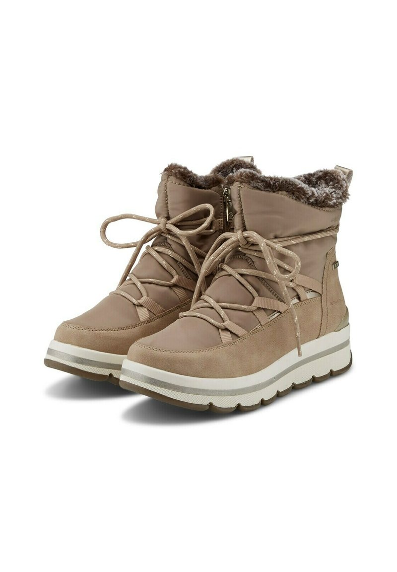 TOM TAILOR - Snowboots  - beige, Vergroten