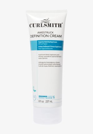 Tube de crème Curlsmith Awestruck Definition, crème de coiffage à tenue supérieure pour tous types de boucles, contient un mélange de champignons, de l'acide hyaluronique et des huiles, 237 mL.
