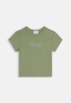 Juicy Couture, OLD BABY - Μπλουζάκι με στάμπα - oil green