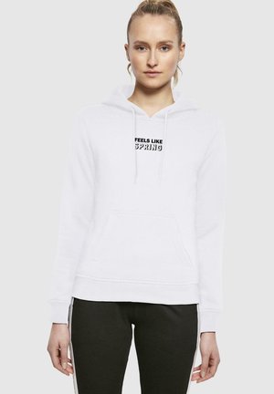 Merchcode SPRING-FEELS LIKE HEAVY - Hoodie - white