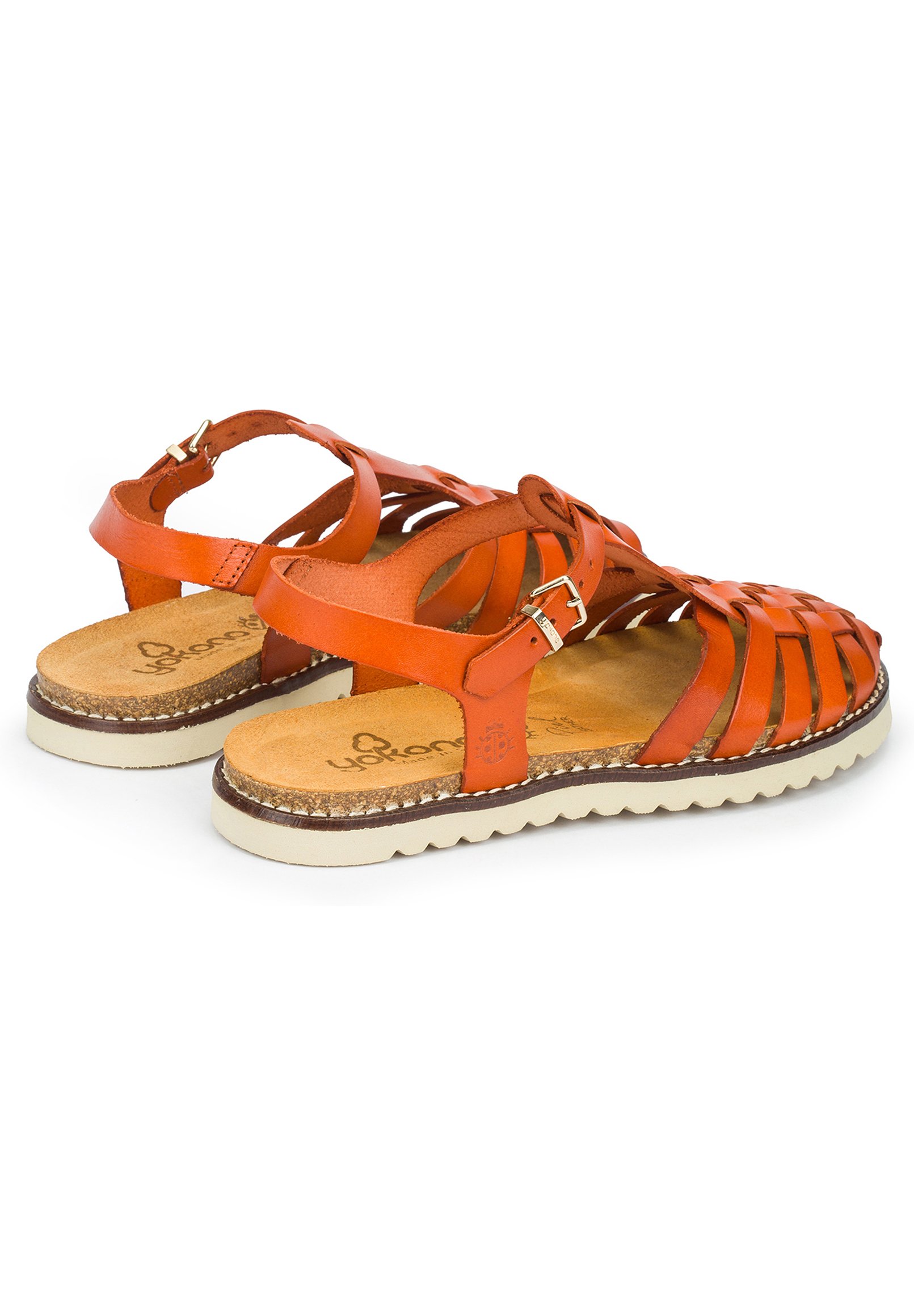 Yokono Sandalias - orange/denim caldera - Zalando.es