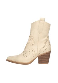 Bottines de cowboy / motard - goldfarben