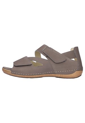 Waldläufer H-Sora Sandali Donna – Comodi, Extra Largo, Pelle Scamosciata Multicolore