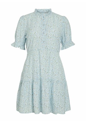 VILA, VISTEPA S/S SHORT DRESS/KA - Robe chemise - nantucket breeze