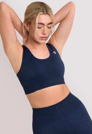 RILEY - Medium support sports bra - dark navy