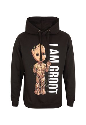 MARVEL STUDIOS I AM GROOT PROFILE - Kapuzenpullover - black