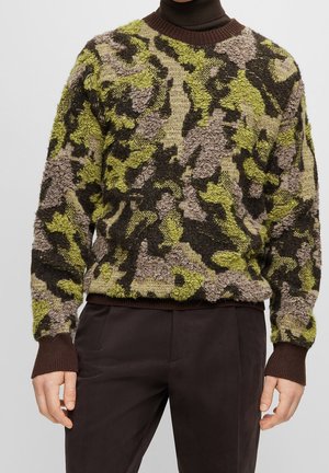 Strickpullover - dark brown