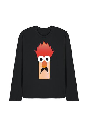 Disney, THE MUPPETS BEAKER FACE - Long sleeved top - black