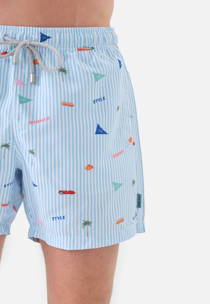 Herren Badehosen | JOHN FRANK ALL OVER PRINTED Badeshorts multicolor/blau - LR53977 Herren Badehosen | JOHN FRANK ALL OVER PRINTED Badeshorts multicolor/blau - LR53977