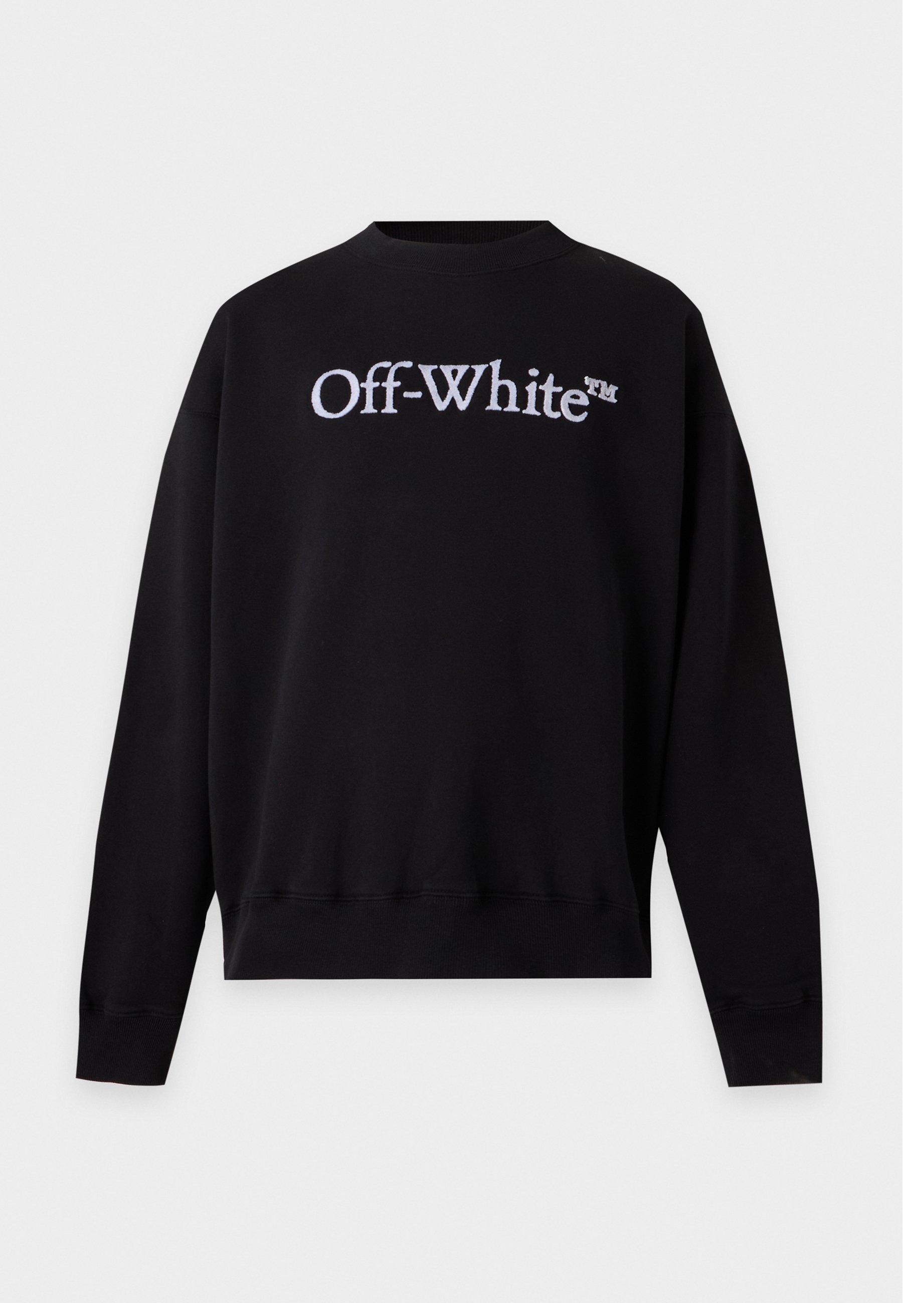 OFF-WHITE BIG BOOKISH SKATE CREW NECK - Sweatshirt - black