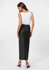 Anna Field MIDI SKIRT - Jupe crayon - black