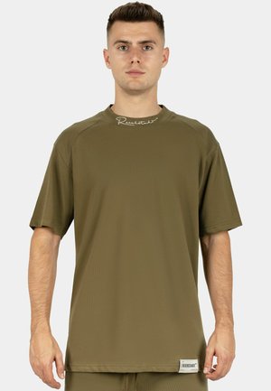 T-Shirt print - khaki