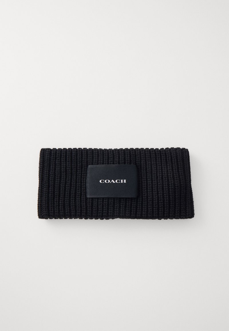 COACH PATCH HEADBAND - Cache-oreilles - black