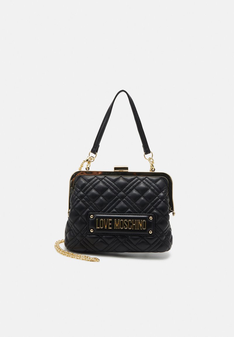 Love Moschino QUILTED BAG FRAME CROSSBODY Across body bag nero