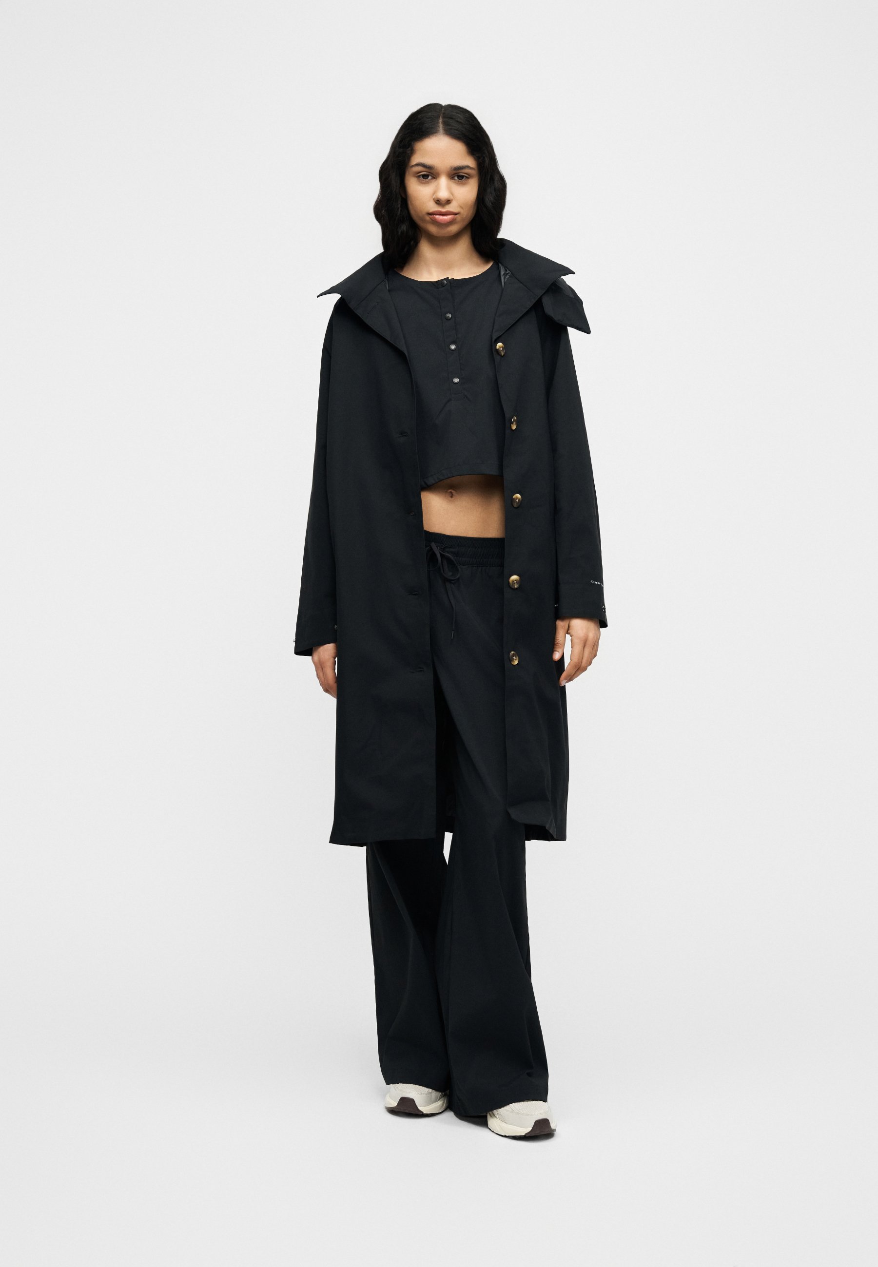 Columbia AMAZETRENCH - Waterproof jacket - black - Zalando.co.uk