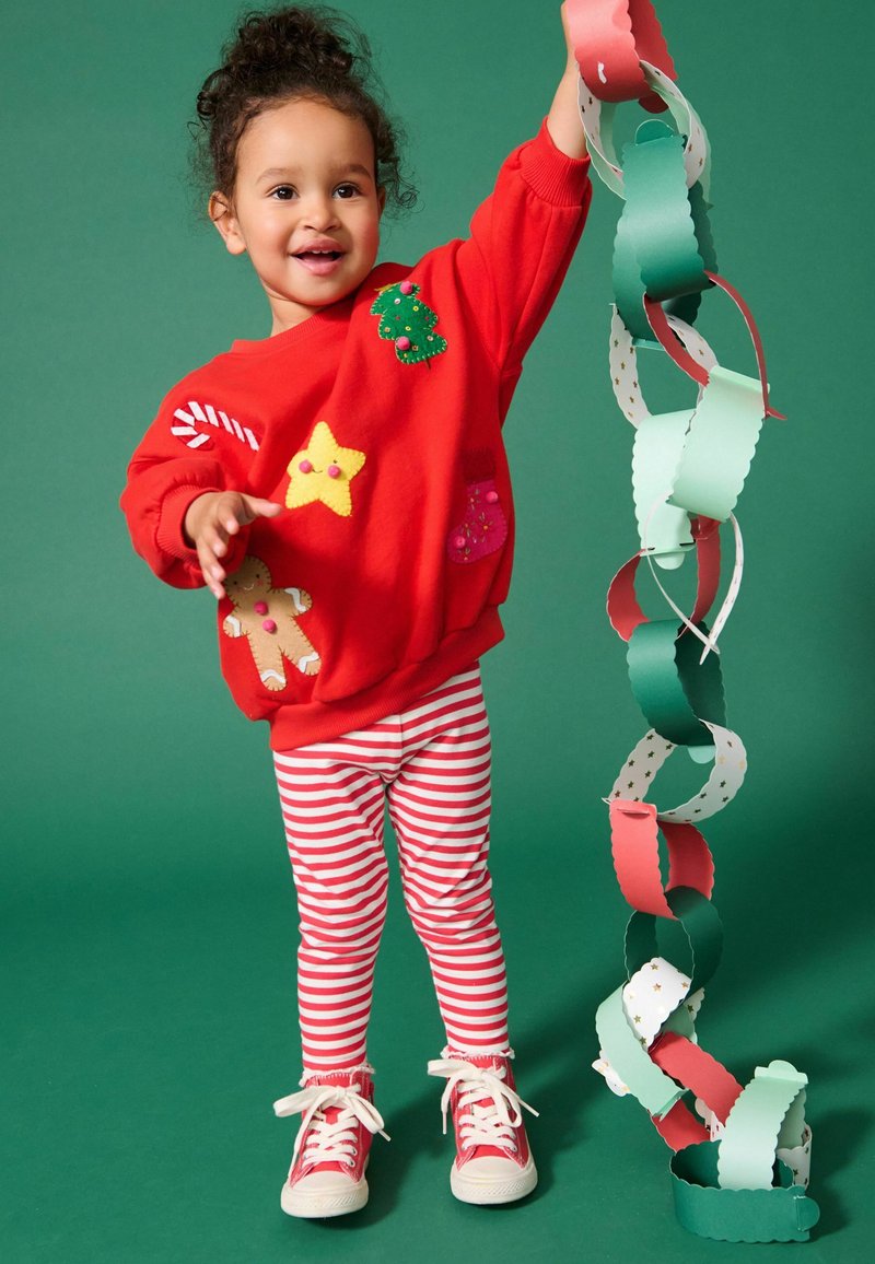 Next CHRISTMAS SET - REGULAR FIT - Leggings - Byxor - red