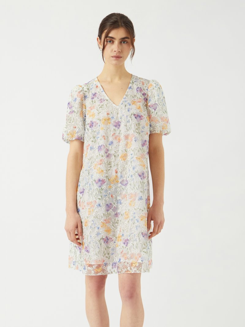 YAS - YASLEANNA DRESS - Juhlamekko - star white, Suurenna