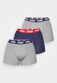 Unselected, grey/navy/red combo