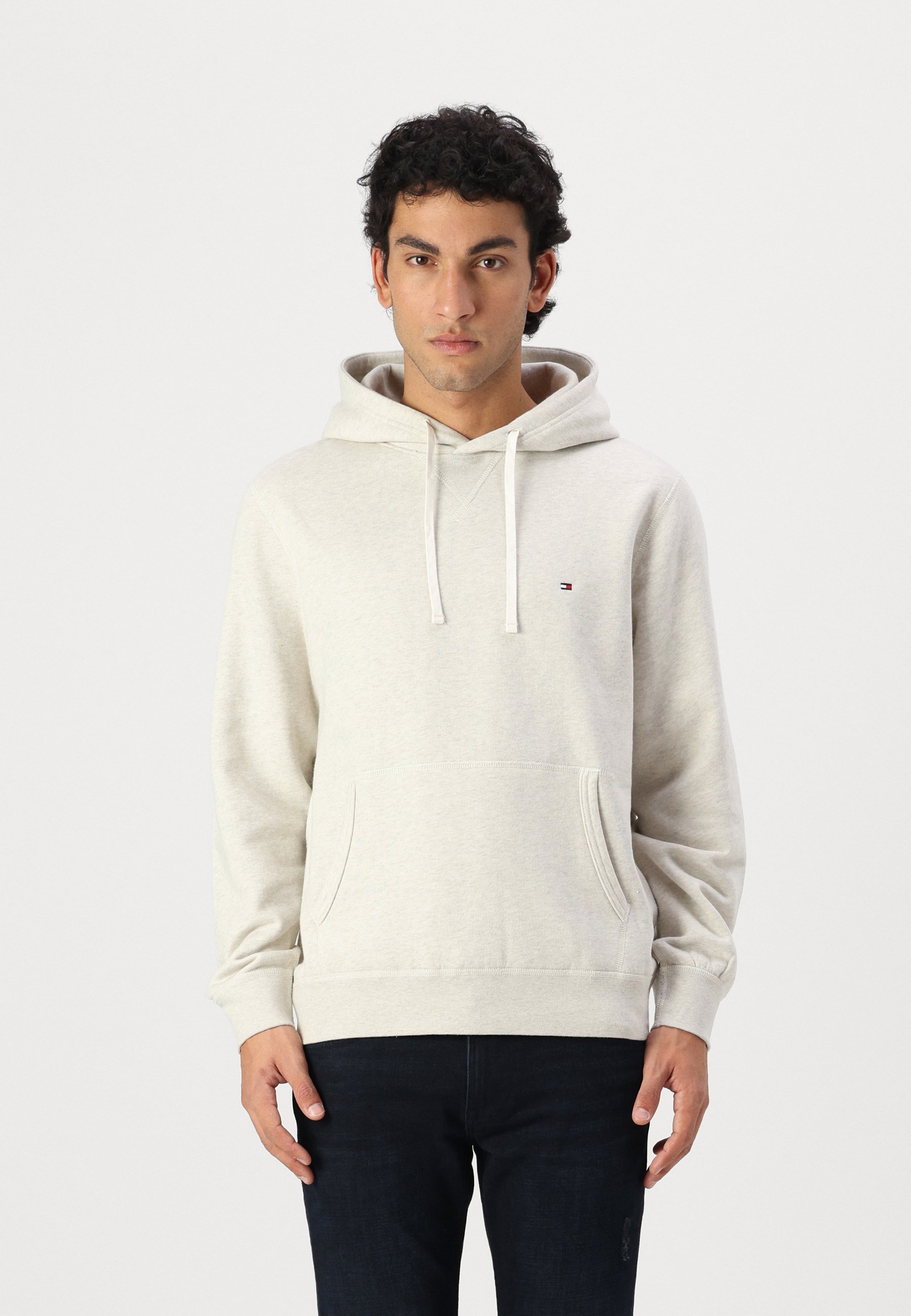 Tommy Hilfiger SEASONAL HOODY Sweatshirt oatmilk/offwhite