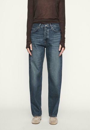 Massimo Dutti FADED EFFECT - Jeans Straight Leg - blue
