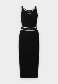 SLEEVELESS LOGO DRESS - Kampsunkleit - black