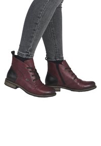Rieker Bottines à lacets - rot