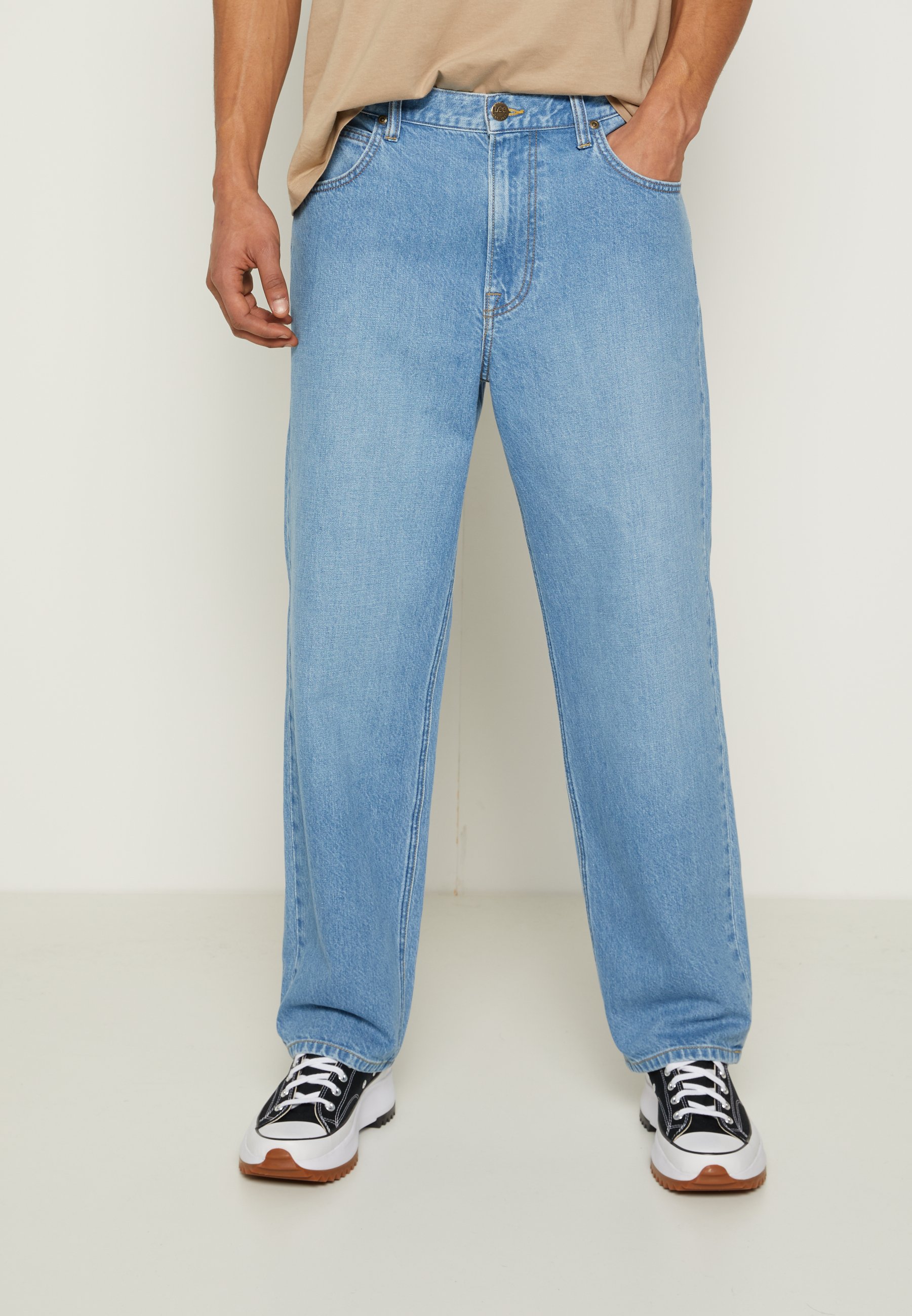 Lee ASHER - Relaxed fit jeans - lt worn 