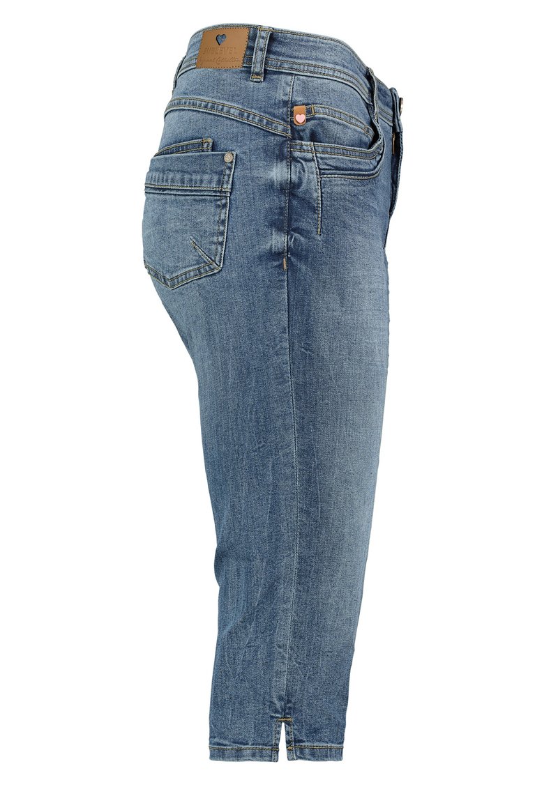 Damen Kleider | Sublevel CAPRI Jeans Shorts middle blue/blau - PI79074 Damen Kleider | Sublevel CAPRI Jeans Shorts middle blue/blau - PI79074
